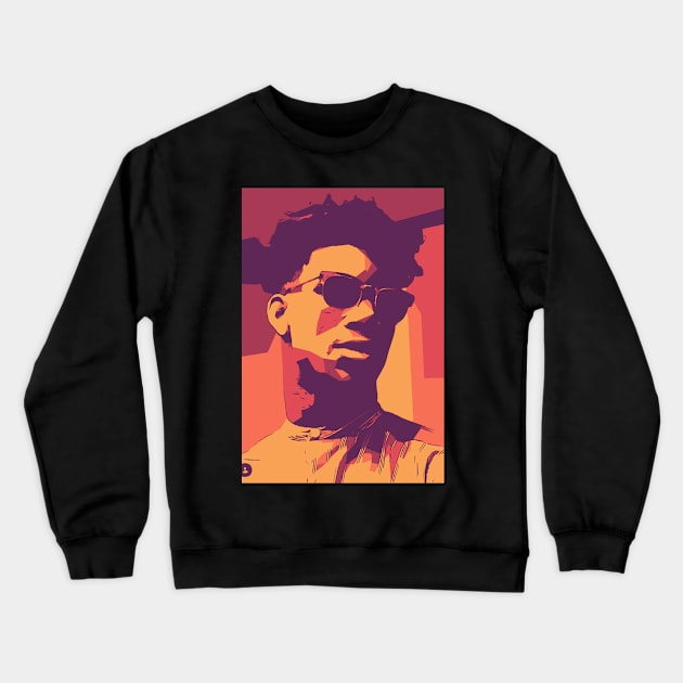 Jimmy Butler Geometric Art Crewneck Sweatshirt by Playful Creatives